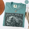 thumbnail image 5 of Fun Aunt Knight Riding Black Cat Shirt, Hear Ye Fun Aunt Has Arrived Tee, Funny Medieval Cat Meme T-Shirt, Cat Lover Auntie Gift, 5 of 9
