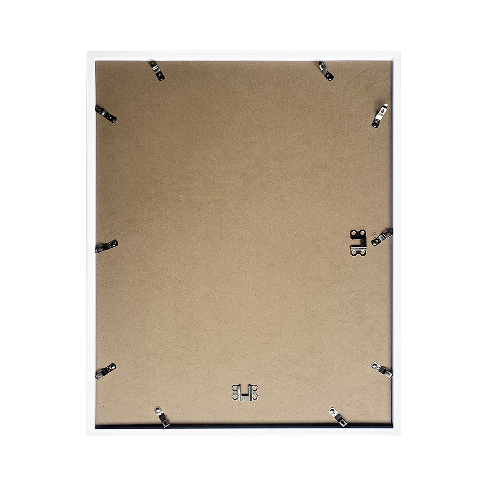 Picture Frame PVC White Frame 18.3W*3.1D*21.3H/11LB Wall Mount Display, Pack of 5