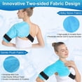 thumbnail image 3 of Hombro Ice Pack Rotator Cuff Cold Therapy, Reutilizable Shoulder Wrap Large Gel Ice Packs para lesiones, Hot Cold Compress para alivio del dolor de hombro, tendinitis, 3 of 5