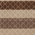 thumbnail image 5 of Linon Evolution Trellis Stripes Power Loomed Polyester 8'R Rug in Beige, 5 of 7