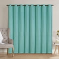 thumbnail image 2 of VCNY Home Neil Aqua Solid Grommet Blackout Curtain Panel, 52" x 90", 2 of 5