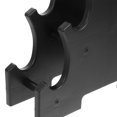 thumbnail image 3 of WRITWAA Dumbbell Frame Stand Black Plastic Three-tiered Storage for Office Space 1Set, 3 of 8