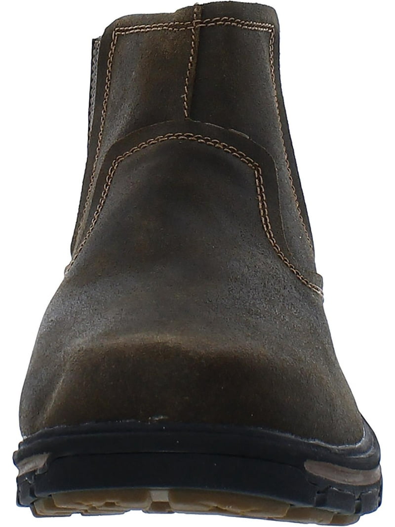 Skechers Mens Segment - Dorton Leather Ankle Chelsea Boots