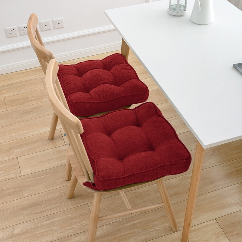 Wehilion Soft NonSlip Dining Kitchen Square Chair Cushion Seat Pads