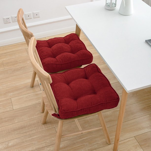 Wehilion Soft NonSlip Dining Kitchen Square Chair Cushion Seat Pads