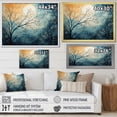 thumbnail image 4 of Designart "Sky Celestial Mosaic horizon V" Abstract Floater Framed Wall Art Print, 4 of 7