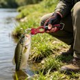 thumbnail image 5 of Multifunctional Aluminum Fish Lip Gripper with Built-in Scale, Heavy Duty Fishing Grabber Tool for Freshwater & Saltwater Fishing (Red), 5 of 5
