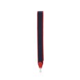 thumbnail image 4 of Correa de hombro de lona Nuit azul/rojo de 2" de ancho y cuero Togo para bolso de marca, accesorios para bolsos de mujer, correas para bolsos, 4 of 5