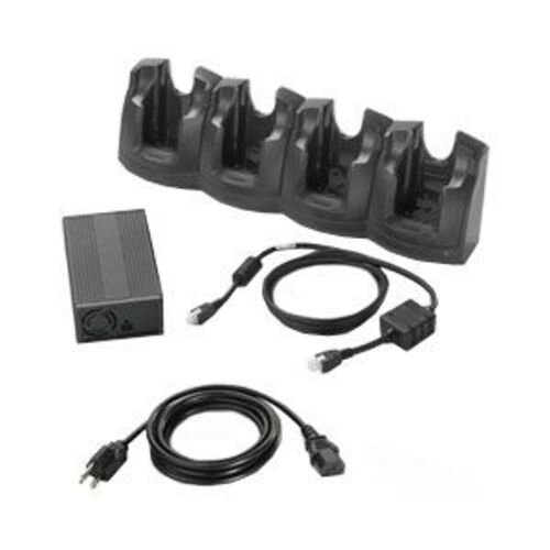 Symbole Utilisé MOTOROLA CHS3000-4001CR Chargeur de Berceau à 4 Fentes avec Adaptateur CA.