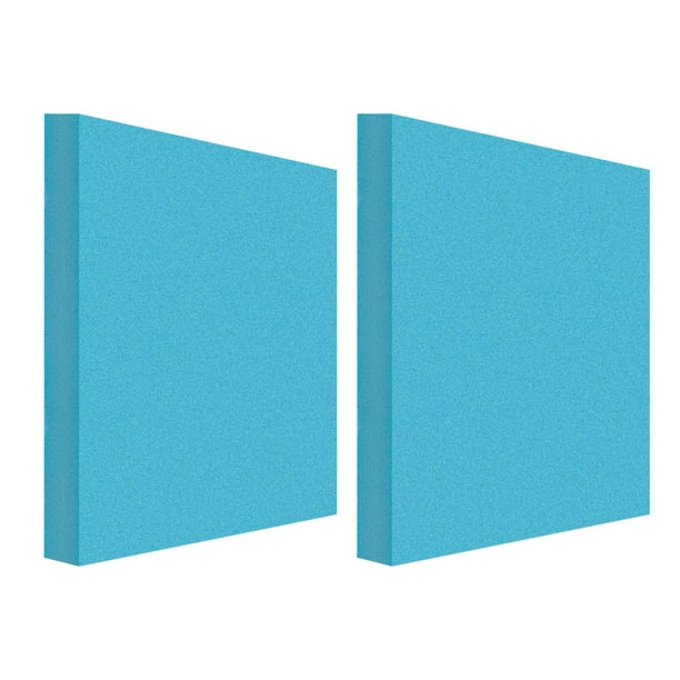 2 láminas de espuma de poliuretano, bloques de espuma recortables, tablero de modelado para manualidades de alta densidad para micropaisajes. Azul 60x40x2cm