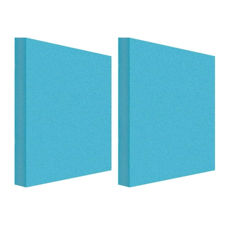 Kuntesetty 2 Pieces Polyurethane Foam Sheets High Density for Architecture Hobby Models Blue 60x40x2cm