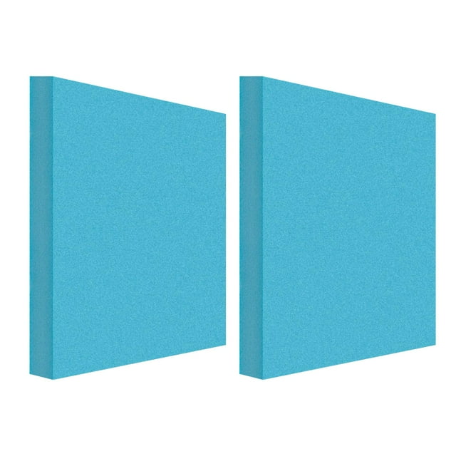 Milaget 2 Pieces Polyurethane Foam Sheets High Density for Architecture Hobby Models Blue 60x40x2cm
