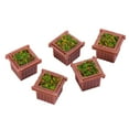 thumbnail image 6 of 5pcs 1: 150 Artificial Flower Beds Miniature Dollhouse Garden Accessories Kids Educational Toys, 6 of 6