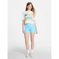 thumbnail image 2 of No Boundaries Ruched Side Bike Shorts, 4" Inseam, Women’s XXS-XXL, 2 of 5