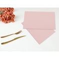 thumbnail image 5 of REGALWOVEN Placemats Set of 6 Woven Placemats for Dining Table Decor Indoor Outdoor Washable Kitchen Table Mat Wipe Clean Pink 17*12in, 5 of 6