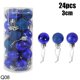 thumbnail image 3 of 12/24/34pc Rose Gold Christmas Balls Decoration Garden Home Christmas Tree Ornaments Hanging Pendant Xmas Decor New Year Navidad, 3 of 5
