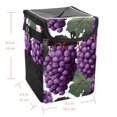 thumbnail image 5 of Grape Foldable Car Trash Can with Lid, Leak-Proof Hanging Storage Bag - Car Trash Bin, Mini Trash Can, 5 of 6