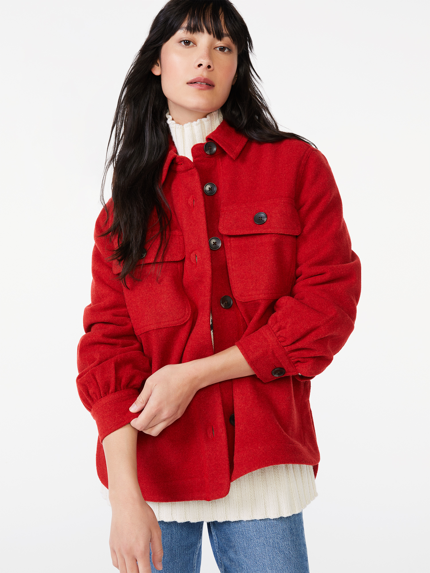 Free Assembly Women's Shirt Jacket