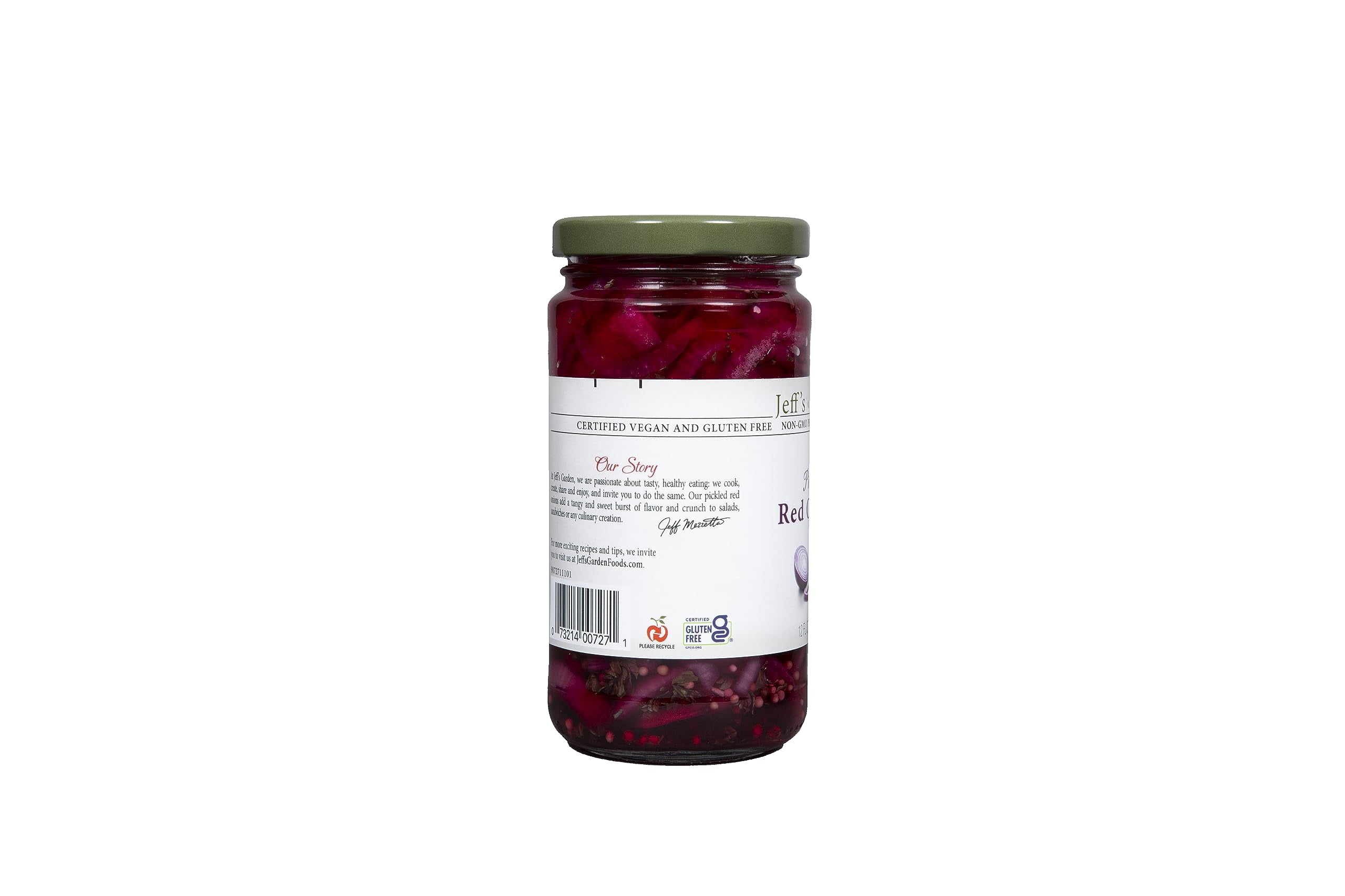 (Pack Of 6) Jeffs Garden Onions Pickled Red 12 Fo