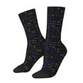 thumbnail image 1 of Wukai Mathematica Science Print Contrast Color Mid-tube Socks, 3D Printing Design Adult Socks, High Elastic Breathable Sports Socks, Suitable for Daily,Unisex, 1 of 6