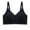 Black, variant on Gfyviron Women's Seamless Bras No Underwire Lace Splicing Daily Bralette Casual Adjustable Push Up Bras with Pads
