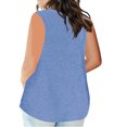 thumbnail image 3 of Admvng Sleeveless Tops for Women Plus Size for Sexy V-Neck Blouse Solid Casual Loose Summer Sleeveless Blouse S-5XL, 3 of 4