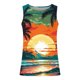 thumbnail image 3 of Tanques para Hombre de Verano Solto Chaleco Impresión Deportivo Cuello Redondo, Poliéster sin Mangas Top Casual para Al Aire Libre, Diario Y Primavera, 3 of 4