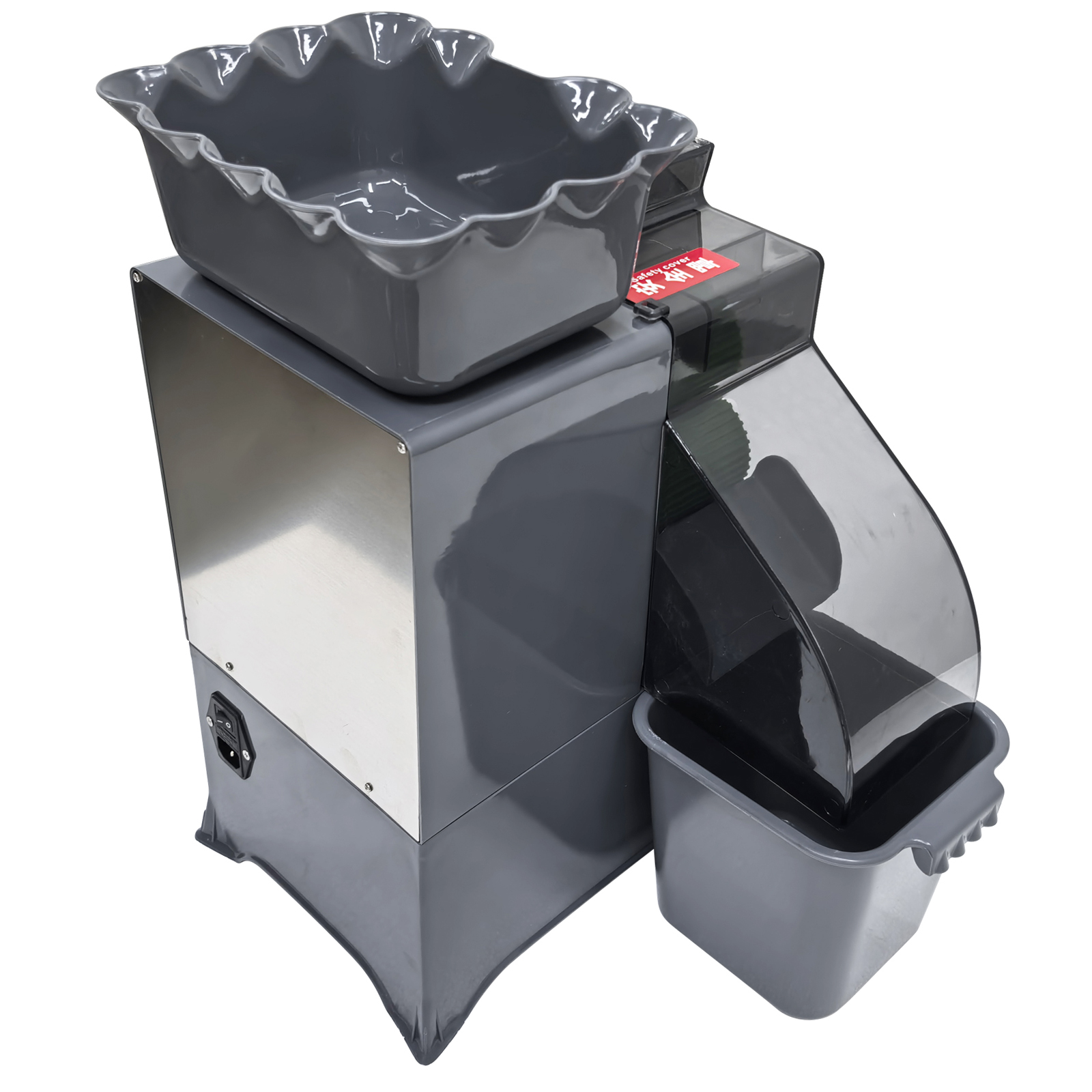 Commercial Automatic Orange Juice Extractor Lemon Juicer with Peels Collecting Bucket and Filter Box