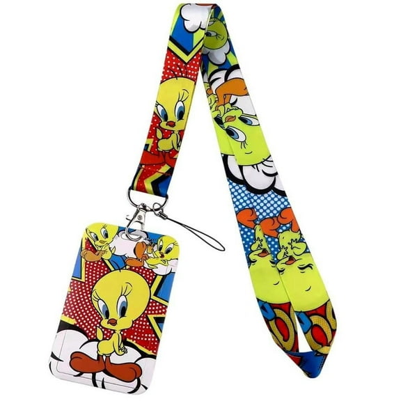 Tweety Bird Cute Character Lanyard with ID Holder