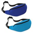 thumbnail image 1 of Hukapapa Riñonera para hombre y mujer, para deportes al aire libre, impermeable, bolso diagonal, bolso para teléfono, cartera de gran capacidad, azul real + azul cielo, 1 of 5