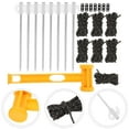 thumbnail image 6 of Houderco 1Set Plastic Camping Tent Pegs Windproof Rope for Traveling Outdoor Enthusiasts, 6 of 8
