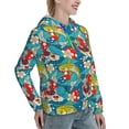 thumbnail image 6 of Sikiie Japanese Koi Women's Casual Hoodies Long Sleeve Lightweight Pullover Tops Loose Sweatshirt-XX-Large, 6 of 7