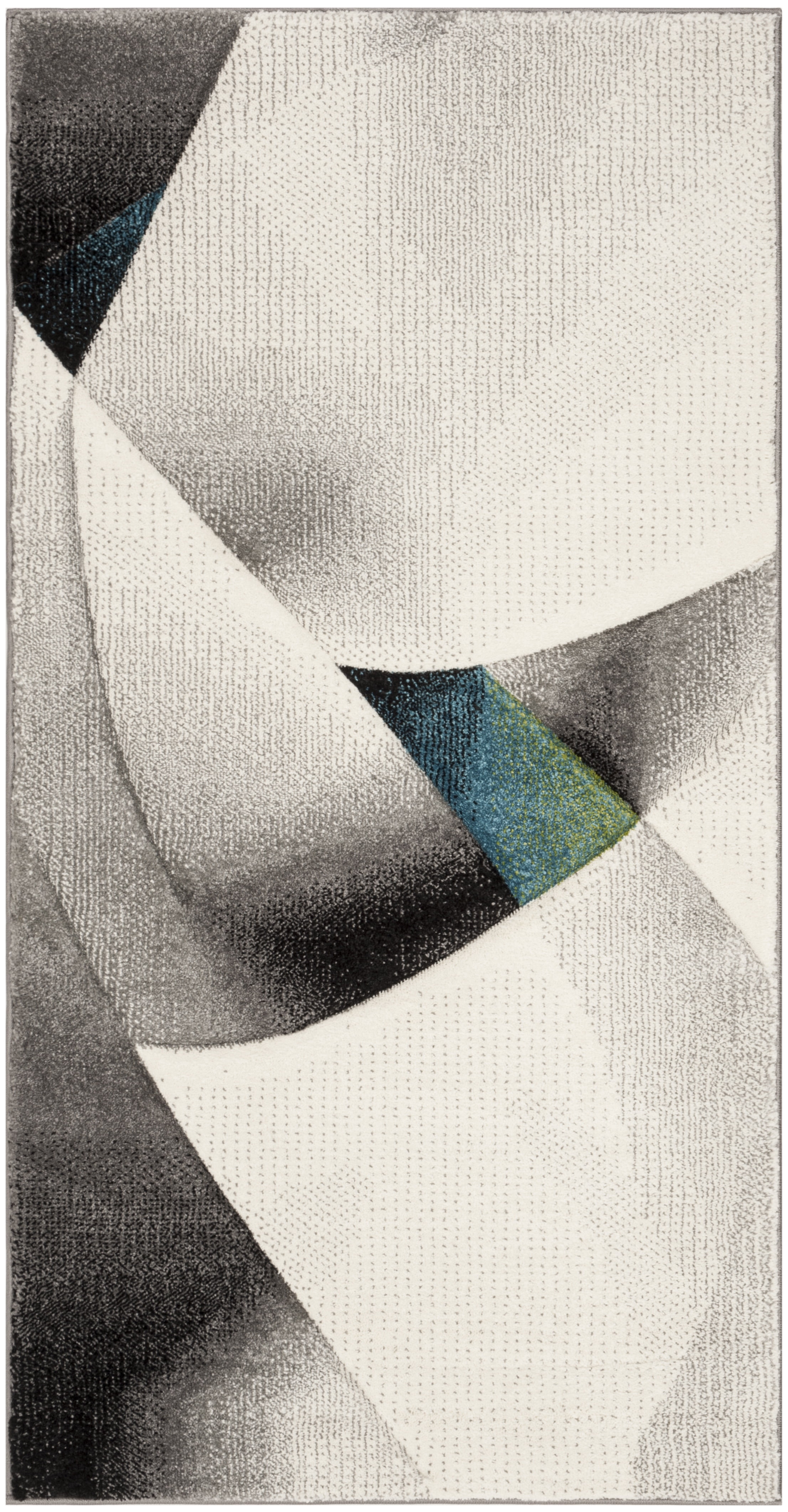 Safavieh Hollywood Joandra Abstract Area Rug, Gray/Teal, 2'7" x 5'