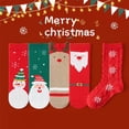 thumbnail image 3 of GYRATEDREAM 5 Pairs Christmas Holiday Socks for Kids Toddler Children Baby Girls Boys Thermal Cotton Warm Socks 1-12 Years, 3 of 13