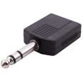 thumbnail image 3 of 2X Mono 6.35mm Male Plug to Dual 6.35mm Female Socket Splitter Adapter Connector, 3 of 5