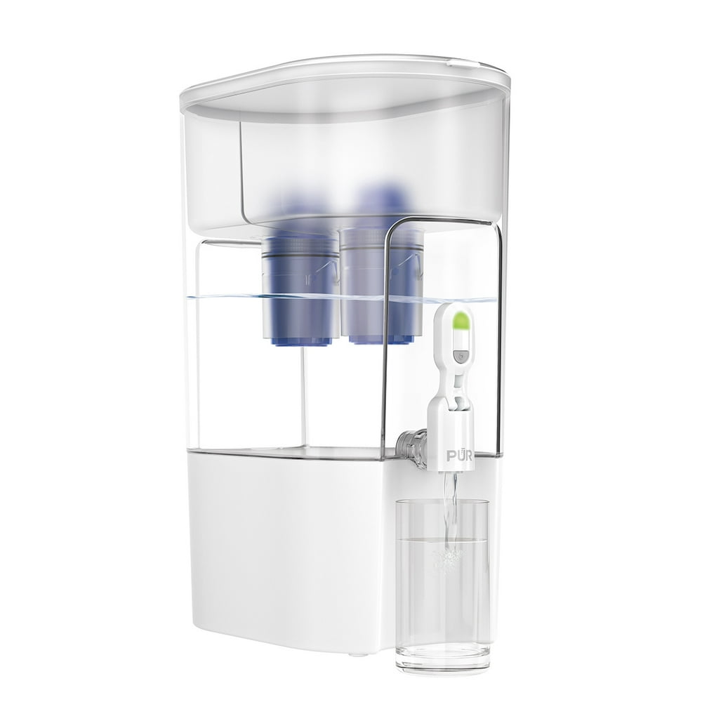 PUR 44 Cup Extra Large Chemical & Physical Dispenser with 2 Filters