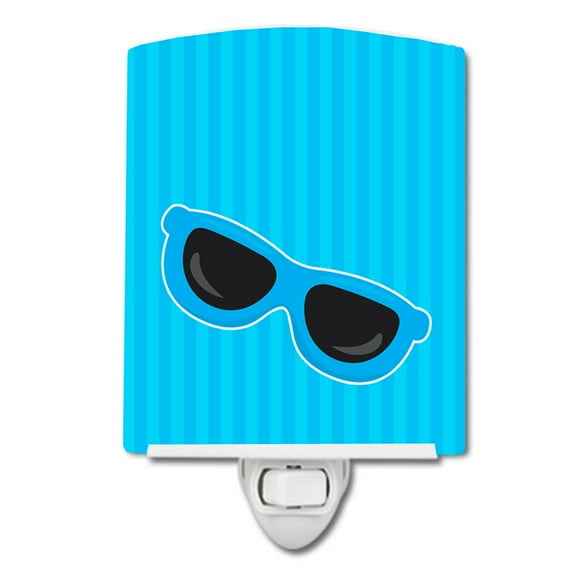 Caroline's Treasures BB8649CNL Beach Sunglasses Ceramic Night Light, 6x4x3", multicolor