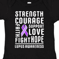 thumbnail image 4 of Inktastic Lupus Awareness Strength Support Courage Boys or Girls Baby Bodysuit, 4 of 5