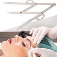 thumbnail image 4 of Advanced Eyebrow Stencil,   Positioning RulerTattoo Positioning Ruler, Portable Girls Beauty Shop For Home Make Up Golden,Silver,Black, 4 of 8