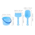 thumbnail image 2 of QUMIIRITY 5Pcs Metal Childrens Gardening Set for Nature Exploration Including Watering Digging Raking Planting Tools, 2 of 8