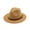 Khaki, variant on Happydeer Jazz Cap Wide Brim Breathable Solid Color Fedora Hat Winter Floppy Women Cap Streetwear (Camel)
