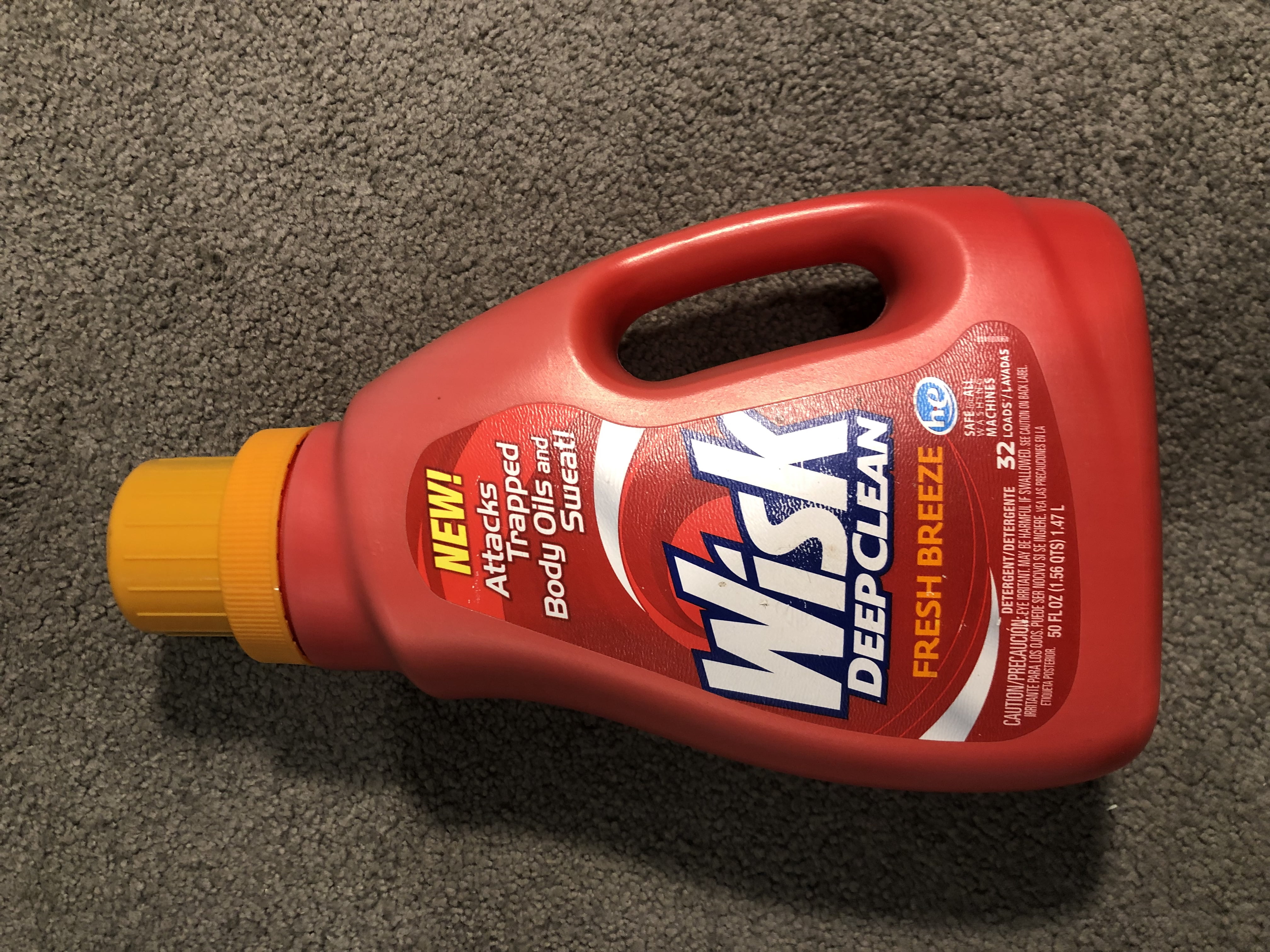 Deep Clean Laundry Detergent, Fresh Breeze, Liquid, 50 oz, Bottle