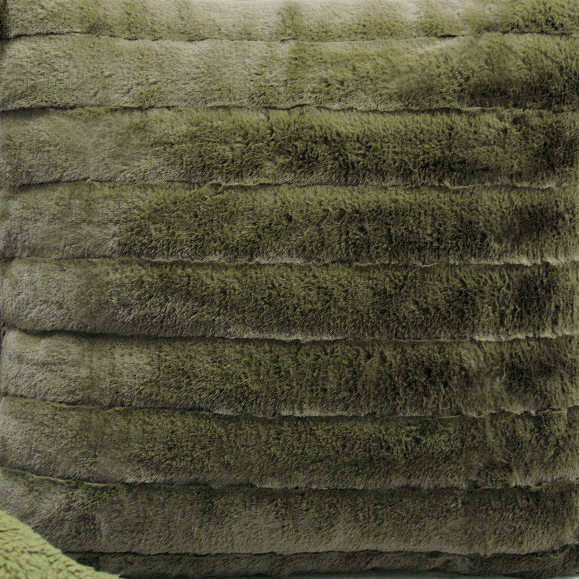 Home Soft Things Super Soft Decorative Pillow Covers, Set of 4, 20x20 inches, Olive
