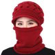 thumbnail image 2 of Sonducket 2020 nuevo calentador de cuello femenino Otoño Invierno gorros sombreros máscara mujer invierno sombrero tejido sombreros bufanda conjunto Sombreros Rojo Sonducket AP000321-06, 2 of 6