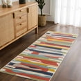 thumbnail image 5 of BoutiqueRugs Southfields Colorful Abstract Area Rug for Kids, Toddler Room, Nursery, Playroom, Classroom, Living Room - Aqua, Charcoal, Sage, Mustard - 2' x 3', 5 of 17