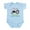 Sky Blue, variant on CafePress - Middle Cousin Tractor Infant Bodysuit - Baby Light Bodysuit, Size Newborn - 24 Months