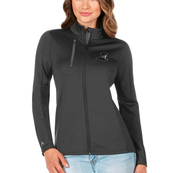 Women's Antigua Graphite/Silver Providence Friars Team Generation Full-Zip Jacket