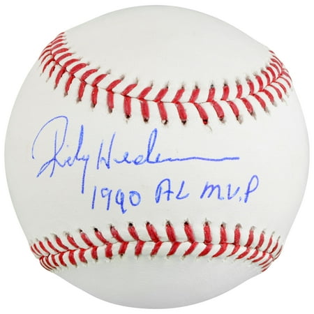 - Rickey Henderson Oakland Athletics Fanatics Authentic Autographed Baseball with 90 AL MVP Inscription - No Size