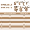 thumbnail image 2 of 7-Piece Dog Muzzle Collection, Breathable & Comfortable Dog Mouth Cover, Plastic Basket Design for Anti-Bite & Chewing Control, 2 of 6