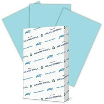 Hammermill Colors Recycled Copy Paper - Blue - Legal - 8 1/2" x 14" - 20 lb Basis Weight - Smooth - 500 / Ream - FSC - Jam-free | Bundle of 2 Reams